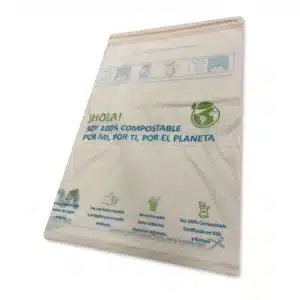 Bolsa de seguridad tipo currier compostable