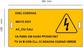 Placa Metalica